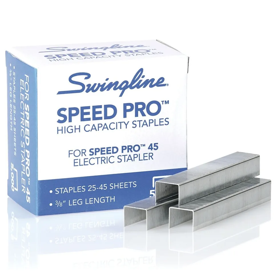Swingline® Speed Pro™ High Capacity Staples, 3/8" Length, 210/Per Strip, 5,000/Per Box (35465)