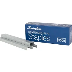 Swingline Standard 1/4" Length Standard Staples, Full Strip, 5000/Box (35108)