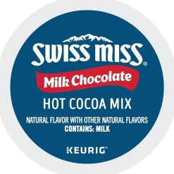 Swiss Miss Milk Chocolate Hot Cocoa, Keurig® K-Cup® Pods, 44/Box (351178)