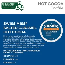 Swiss Miss Salted Caramel Hot Cocoa, Keurig® K-Cup® Pods, 22/Box (5000369264)
