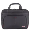 Swiss Mobility Purpose Polyester Executive Briefcase, Black (EXB1005SMBK)