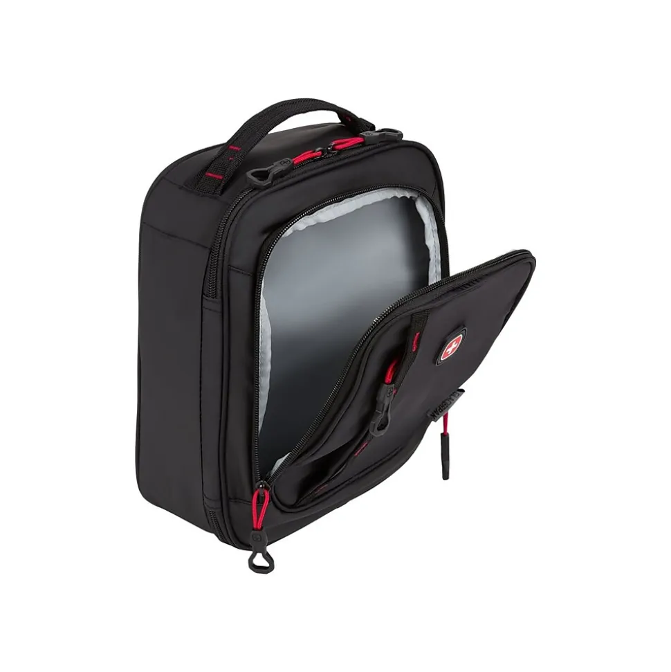 SwissGear 3999 Insulated Lunch Bag, Red/Black, 11.2 oz. (3999202447)