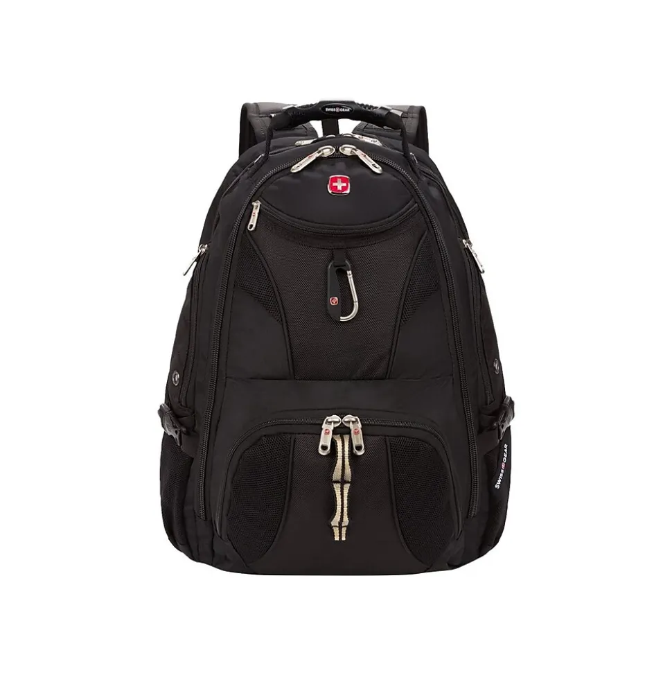 SwissGear Laptop Backpack, Black Polyester (19002215)