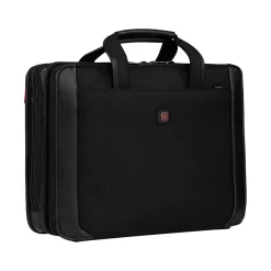 SWISSGEAR Proxy Polyester Padfolio with Zipper Closure, Black (601675)