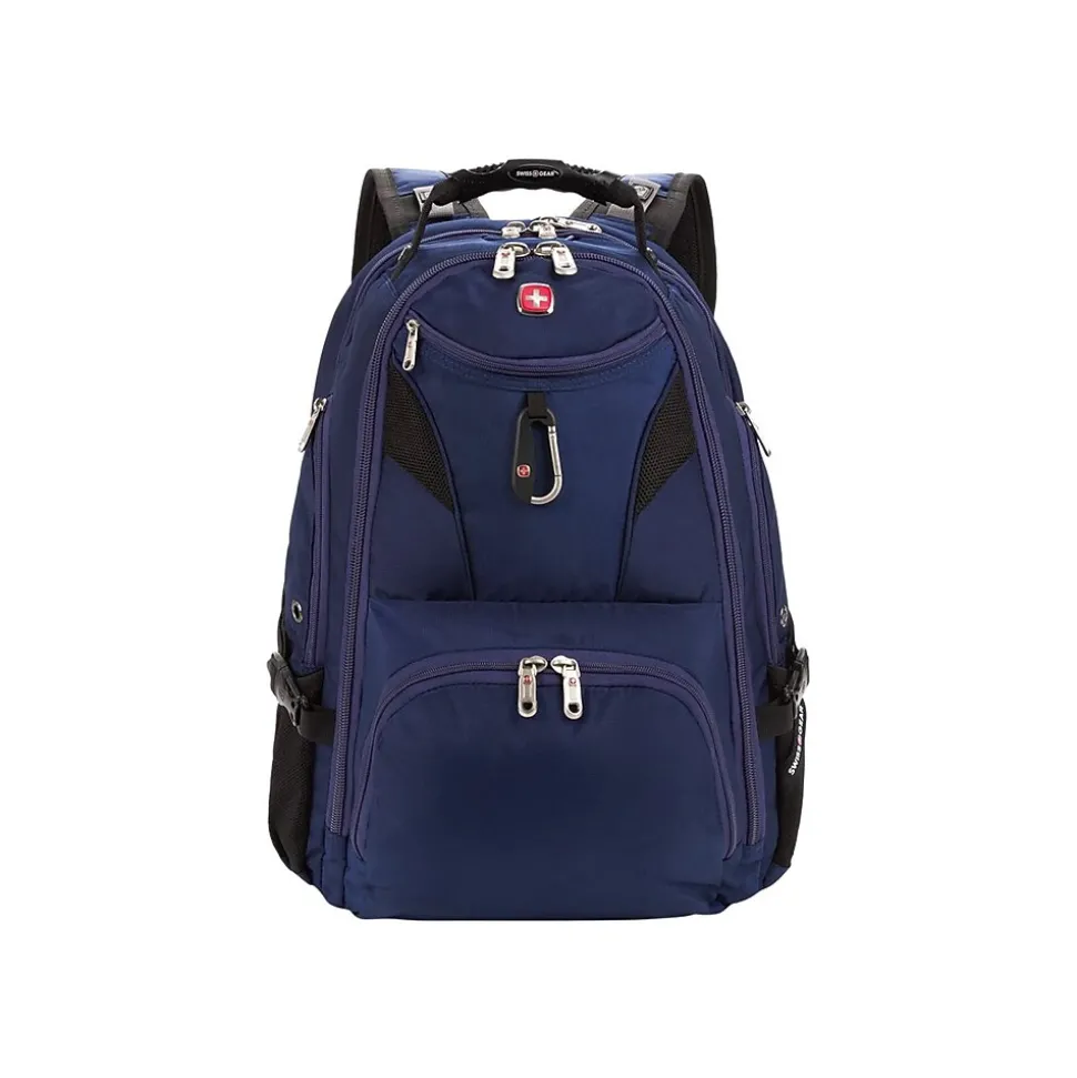 SwissGear ScanSmart Laptop Backpack, Rich Navy Fabric (5977303420)