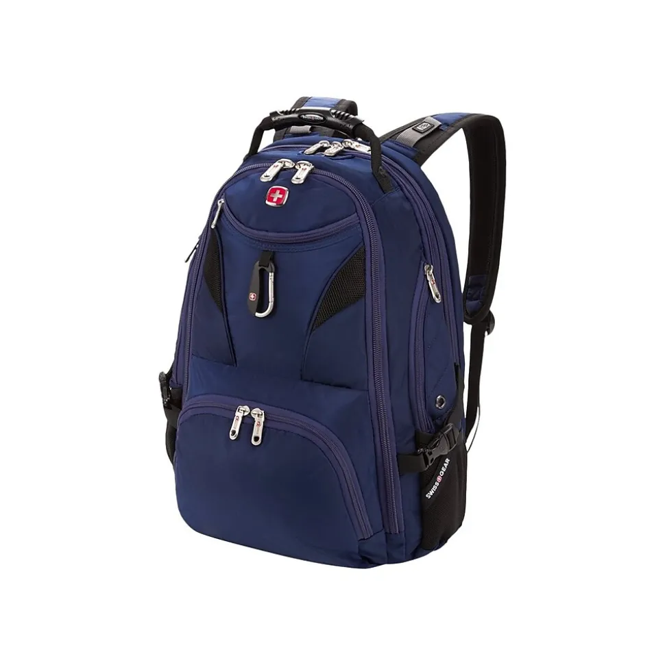 SwissGear ScanSmart Laptop Backpack, Rich Navy Fabric (5977303420)