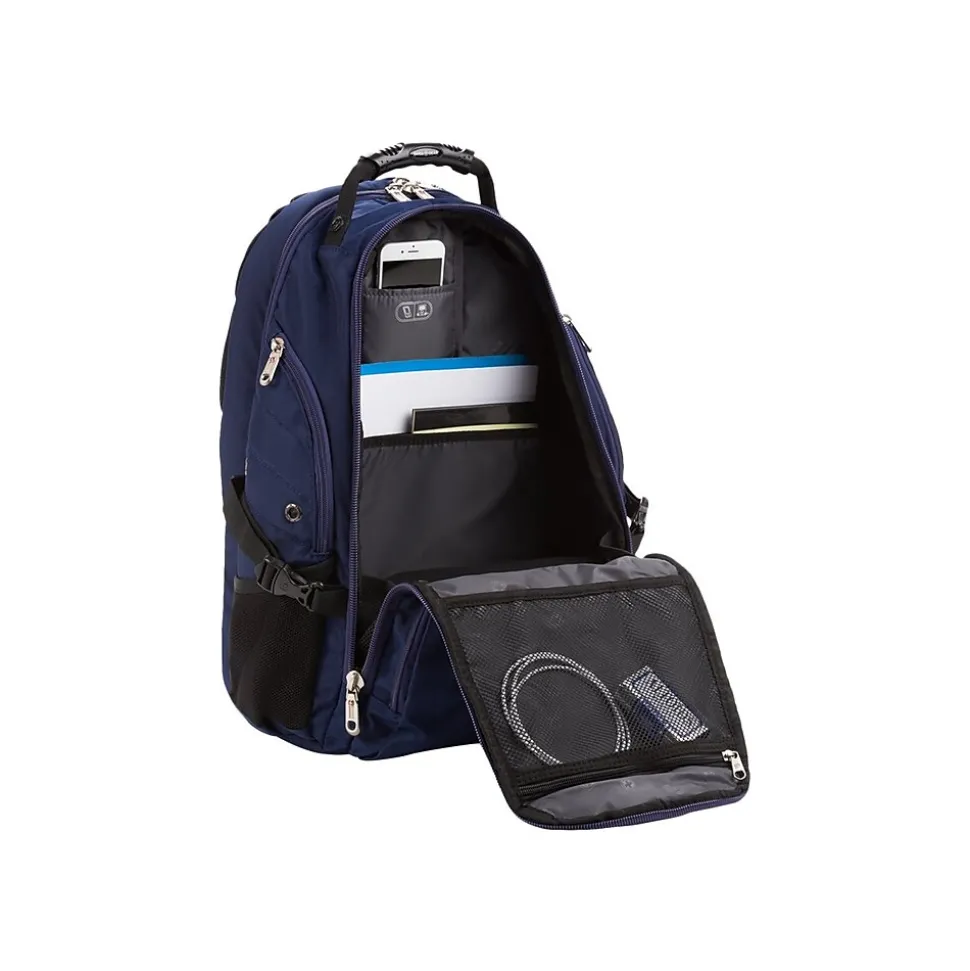 SwissGear ScanSmart Laptop Backpack, Rich Navy Fabric (5977303420)
