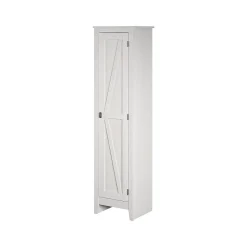 System Build Farmington 71.9" Storage Cabinet with 4 Shelves, Ivory Pine (7531296COM)