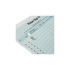 Tabbies Healthcare Patient Privacy Sign-In Sheets, 11"L x 8.5"W, 125/Pack (14531)