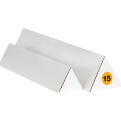 Tape Logic 1" Circle "15" Number Label, Fluorescent Orange, 500/Roll