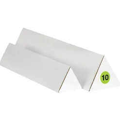 Tape Logic 1" Circle "10" Number Label, Fluorescent Green, 500/Roll