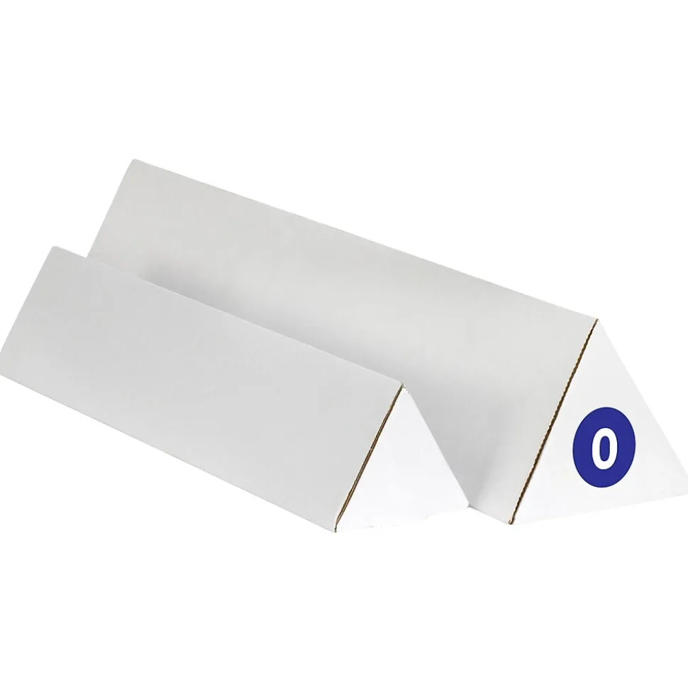 Tape Logic 1" Circle "0" Number Label, Dark Blue, 500/Roll