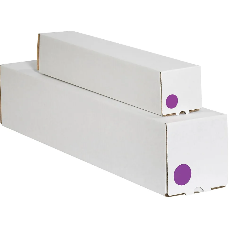 Tape Logic 4" Circle Inventory Circle Label, Purple, 500/Roll