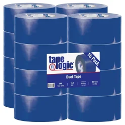Tape Logicâ„¢ 10 mil Duct Tape, 3" x 60 yds., Blue, 16/Pack