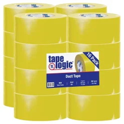 Tape Logicâ„¢ 10 mil Duct Tape, 3" x 60 yds, Yellow, 16/Pack