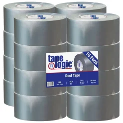 Tape Logicâ„¢ 10 mil Duct Tape, 3" x 60 yds, Silver, 16/Pack