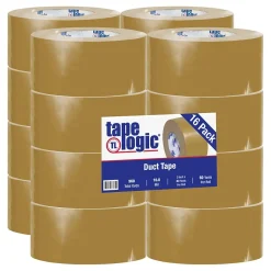 Tape Logic™ 10 mil Duct Tape, 3" x 60 yds, Beige, 16/Pack