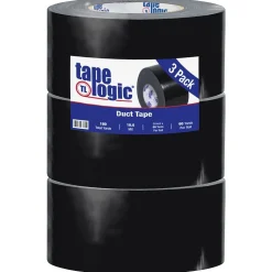 Tape Logicâ„¢ 10 mil Duct Tape, 3" x 60 yds, Black, 3/Pack