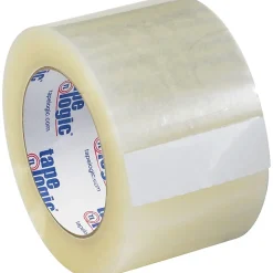 Tape Logic #122 Quiet Carton Sealing Tape, 2.0 Mil, 3" x 110 yds., Clear, 6/Carton (T9051226PK)
