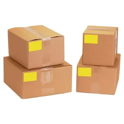 Tape Logic 10" x 3" Rectangle Inventory Label, Fluorescent Yellow, 250/Roll