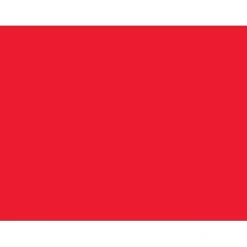 Tape Logic 4" x 3" Rectangle Inventory Label, Fluorescent Red, 500/Roll