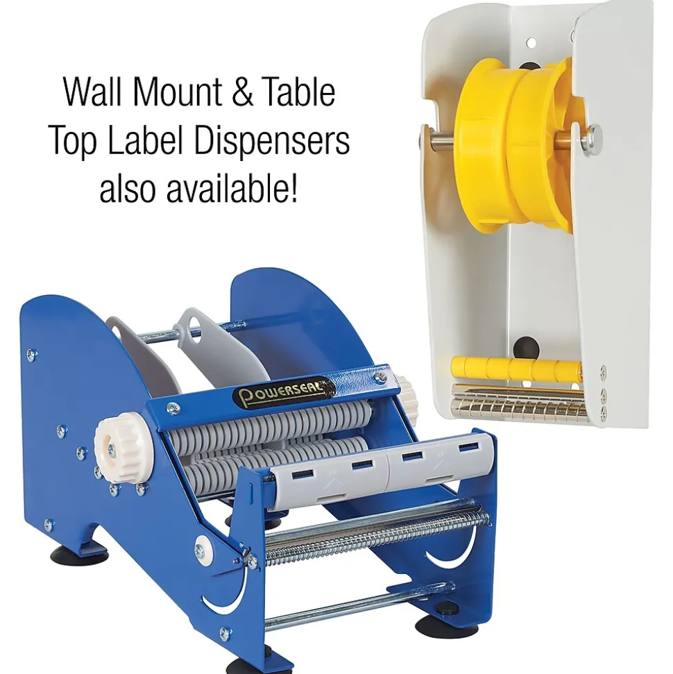 Tape Logic 4" x 3" Rectangle Inventory Label, Dark Blue, 500/Roll