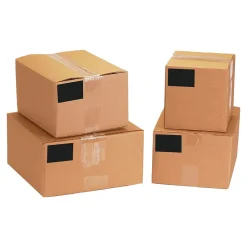 Tape Logic 4" x 3" Rectangle Inventory Label, Black, 500/Roll