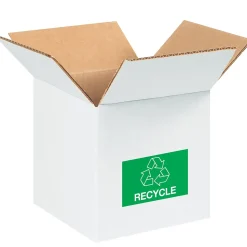 Tape Logic 2" x 3" "RECYCLE" Rectangle Inventory Label, Green, 500/Roll