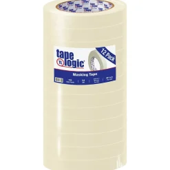 Tape Logic™ 3/4" x 60 yds. Medium Grade Masking Tape, 12 Rolls