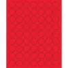 Tape Logic® Circle Laser Labels, 1", Fluorescent Red, 6300/Case (LL191RD)