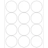 Tape Logic® Circle Laser Labels, 2 1/2", Glossy White, 1200/Case (LL303)