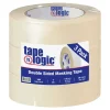 Tape Logic® Double Sided Masking Tape, 7 Mil, 1 1/2" x 36 yds., Tan, 3/Case (T9561003PK)
