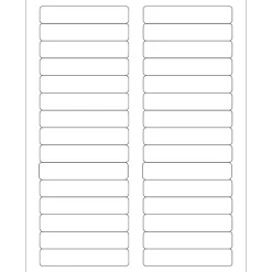Tape Logic® Laser Labels, Rectangle, 3 7/16" x 2/3", White, 3000/Case (LL120)