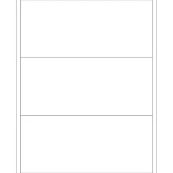 Tape Logic® Laser Labels, Rectangle, 8" x 3 1/2", White, 300/Case (LL134)