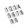 Tape Logic Number Kit Multipurpose Labels, 3 1/2" x 1/2", White, 600 Labels/Pack (DL9315)