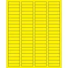 Tape Logic® Rectangle Laser Labels, 1 3/4" x 1/2", Fluorescent Yellow, 8000/Case (LL170YE)