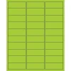 Tape Logic® Rectangle Laser Labels, 2 5/8" x 1", Fluorescent Green, 3000/Case (LL173GN)