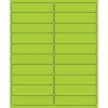 Tape Logic® Rectangle Laser Labels, 4" x 1", Fluorescent Green, 2000/Case (LL177GN)