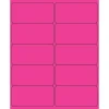 Tape Logic® Rectangle Laser Labels, 4" x 2", Fluorescent Pink, 1000/Case (LL178PK)