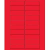 Tape Logic Rectangle Laser Labels, 3" x 1", Fluorescent Red, 2000/Case (LL174RD)
