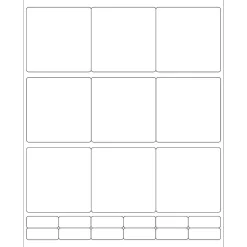 Tape Logic® Rectangular Laser Labels, 2 3/4" x 2 3/4", White, 900/Case (LL115)