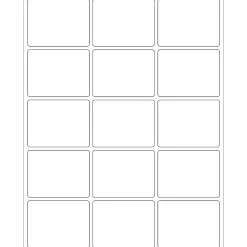 Tape Logic® Rectangular Laser Labels, 2 5/8" x 2", White, 1500/Case (LL164)