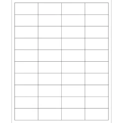 Tape Logic® Rectangular Laser Labels, 2" x 1", White, 4000/Case (LL162)