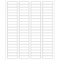 Tape Logic® Removable Rectangle Laser Labels, 1 3/4" x 1/2", White, 8000/Case (LL261)