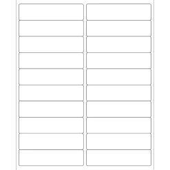 Tape Logic® Removable Rectangle Laser Labels, 4" x 1", White, 2000/Case (LL264)