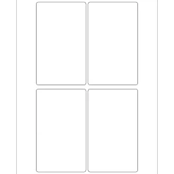 Tape Logic® Weather-Resistant Laser Labels, 3" x 5", White, 400/Case (LL258WR)