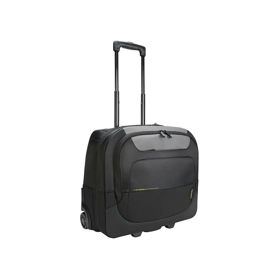 Targus CityGear 17.3" Nylon Rolling Laptop Bag, Black (TCG717GL)
