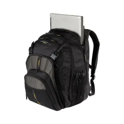 Targus CityGear Laptop Backpack, X-Large, Black/Yellow (TBB018US)