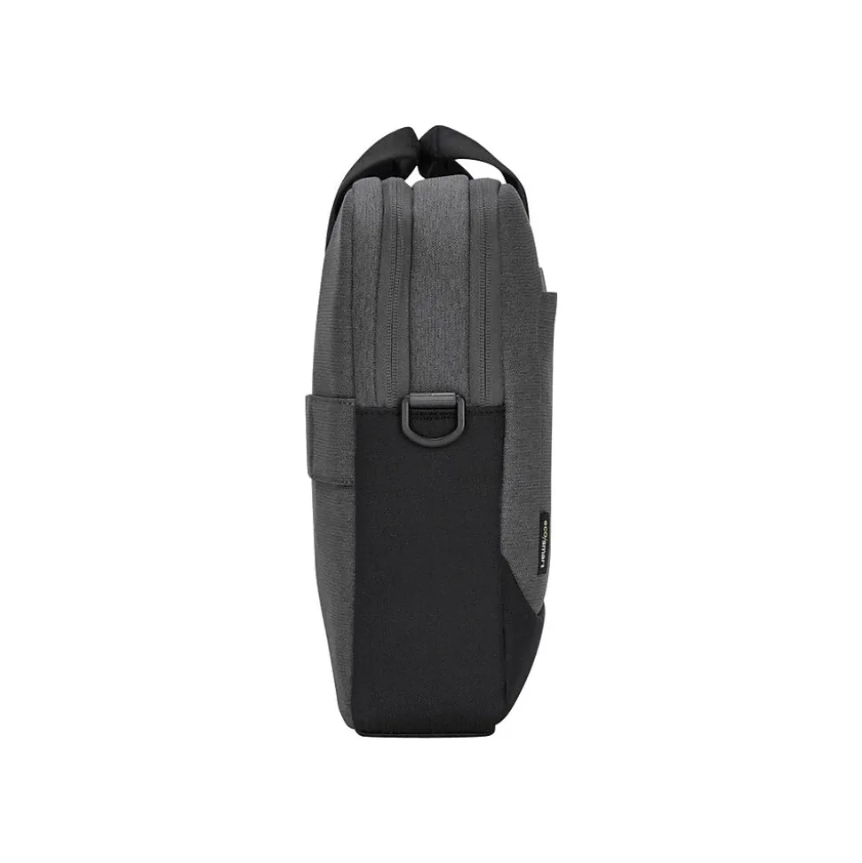 Targus Cypress Laptop Briefcase, Light Gray Fabric (TBT92602GL)