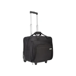 Targus Laptop Rolling Briefcase, Black Polyester (TBR003US)